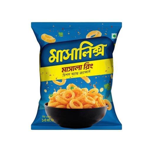 Masalix Masala Ring Chips Masala Rings -(15gm)